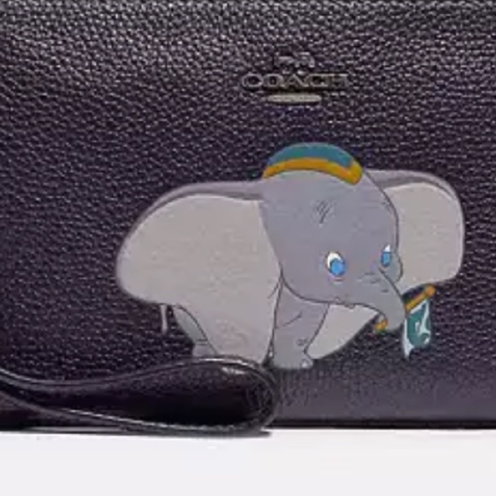 Disney X Coach Small Wristlet With Dumbo Motif - Picture 4 of 4